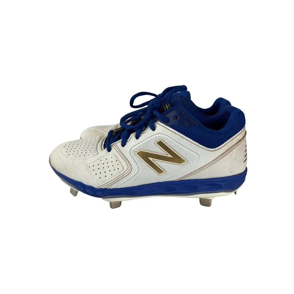 New Balance Women's Metal Cleats Blue/white Size 6.5